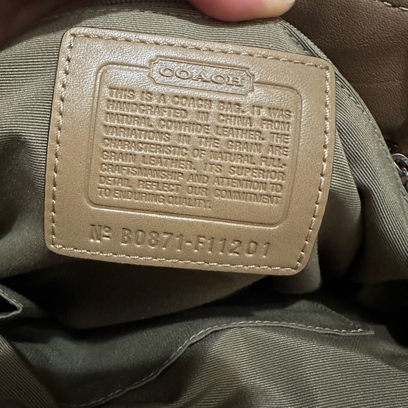 Coach Tan Camel Medium Size Bag - Picture 7 of 10